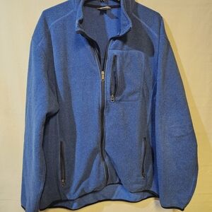 Duluth Men's Blue Fleece Sweater